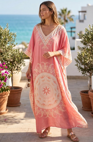 Camilla kaftan one size pink - camilla,