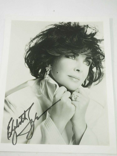 Elizabeth taylor autographed - elizabeth,