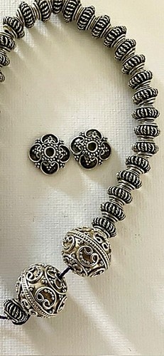 Sterling silver bali - bali, bead