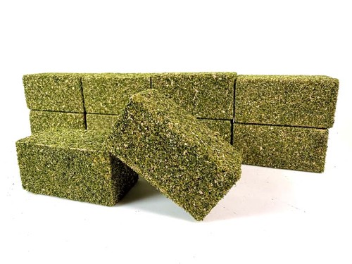 Large square hay bales - hay, pack