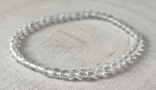 UK SELLER! 4mm Faceted Natural