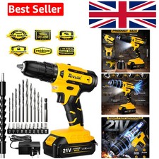 Dual Speed 21V Cordless Drill