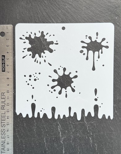 Stencil background splat - background,