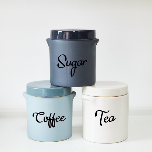 Tea coffee sugar stickers - coffee,,
