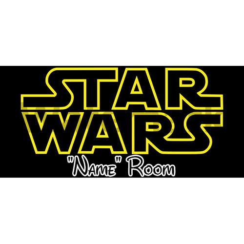 Star wars personalised bedroom - wars,