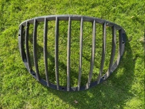 Antique cast iron hay rack - iron,