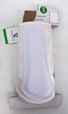 Requisite Riding Brushing Boots, Riding Brushing Boots Size Cob, White, New