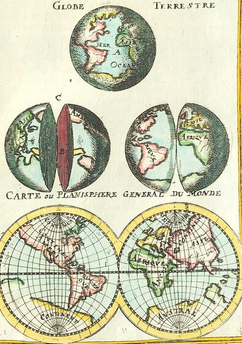 Globes the world - of,