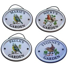 Garden sign personalised gift - garden,