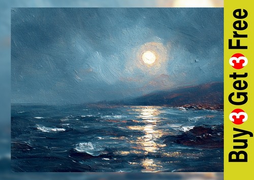 Moonlight ocean 7 on - x,