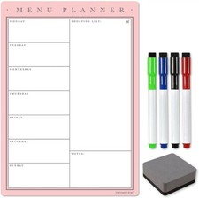 Magnetic Weekly Planner White