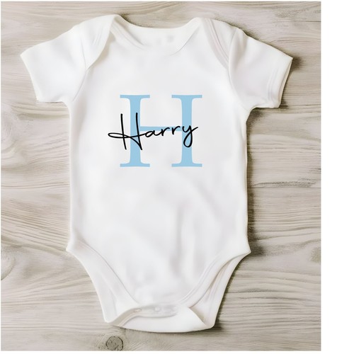 Personalised baby vest - personalised,