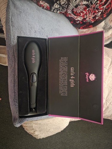 Straightening hair brush - hair,