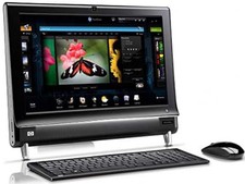 HP TouchSmart 300 All in One AMD X2 @2.7GHz Webcam DVD 4GB RAM 500GB HDD WIN 10