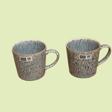 Denby Halo Speckle Mugs x 2