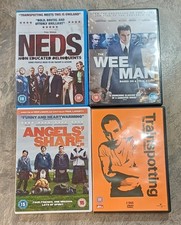 4x Scottish DVD Movie Bundle Inc Trainspotting, Neds, Wee Man & Angels' Share
