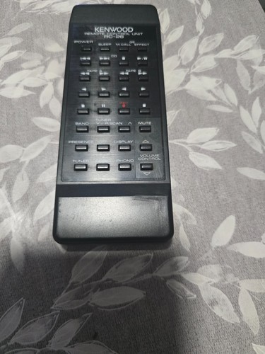 Kenwood remote control - hi-fi,