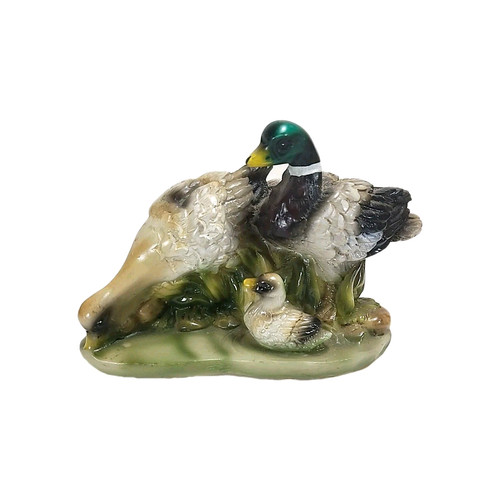 Vtg resin plastic mallard - resin, duck