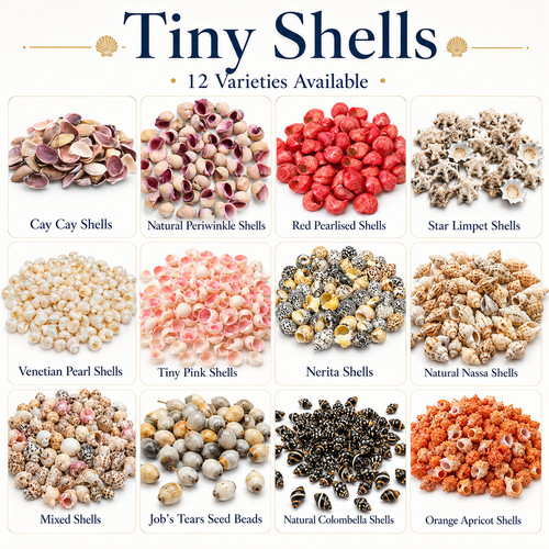 Tiny craft shells 25g - tiny,