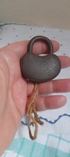 Antique 1900's Heart Shape Padlock Core ELZETT  Hungary Working  love shape