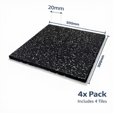 Gym Rubber Flooring Mats Heavy