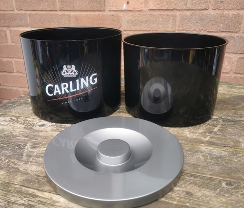 Large carling lager ice bucket - carling,