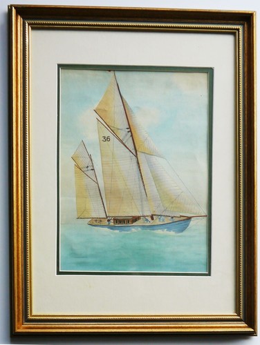 Vintage watercolour painting - watercolour,