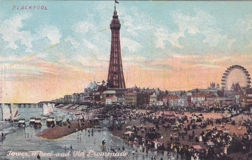 Blackpool tower wheel - ⛱️, tower,