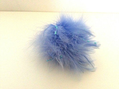 Women skyblue feather - skyblue,