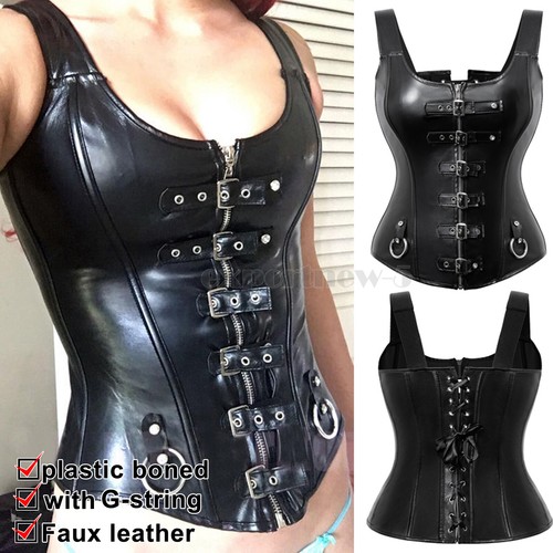 Sexy gothic bustier corset - bustier,