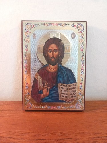 Vintage icon religious paper - icon,