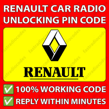 ✅RENAULT RADIO UNLOCKING PIN