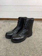 Ex Police Magnum Elite Shield Combat Boots Black Leather UK 11 Security Work