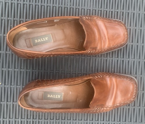 Bally brown ladies woven - ladies,