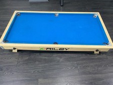 Riley’s folding pool table 