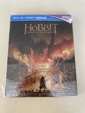 SEALED hobbit Battle Of The Five Armies Steel book With Slip Cover 