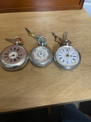 Three silver half size - three, pocket