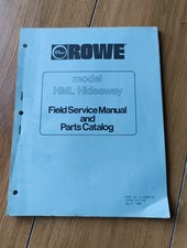 Original Rowe AMi HML Hideaway Vinyl Jukebox Manual 