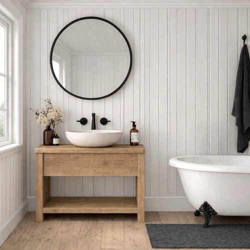 Rustic wash stand vanity unit - rustic,