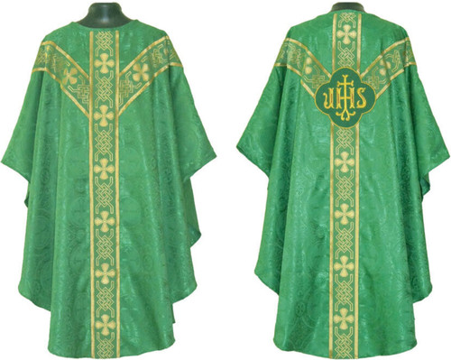 Green gothic vestment and - green,