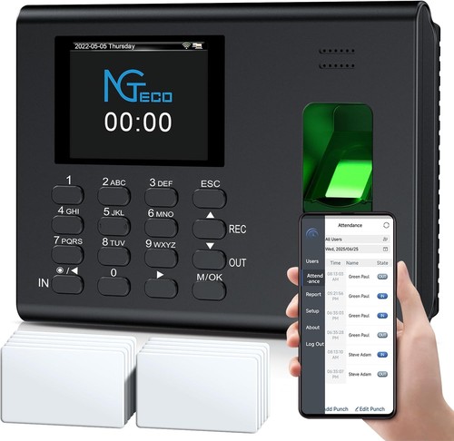 Ngteco fingerprint time - ngteco,