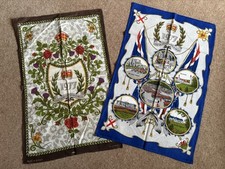 2 New Vintage Vista Cotton 1977 Queen Silver Jubilee Tea Towels Clive Major