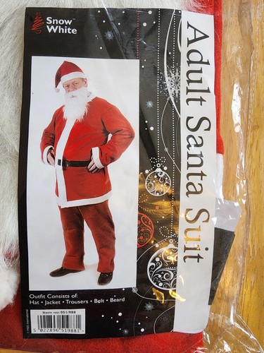 Snow white santa claus - white, fancy