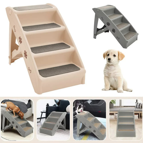 Pet dog folding stairs ramp - pet,