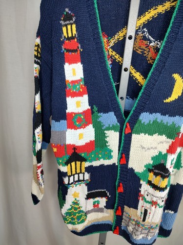Vtg lighthouse christmas - vtg,
