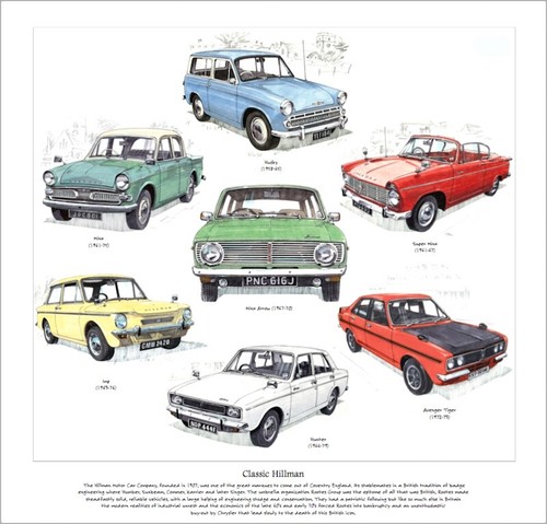 Classic hillman fine art - art, print