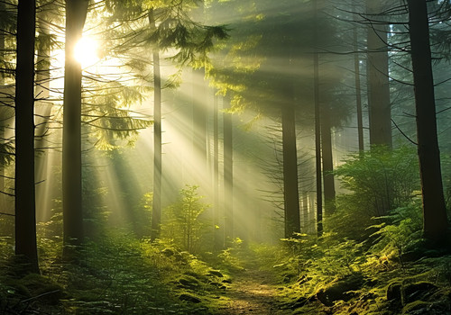 Woodland forest trees - woodland,