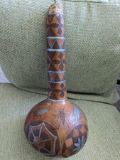 Gourd 30cm tall. Carved