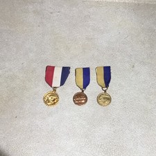 Vtg 3 Lots Of Boy Scouts Cub Scout Space & Car Derby MedalMerritt Badge 1980