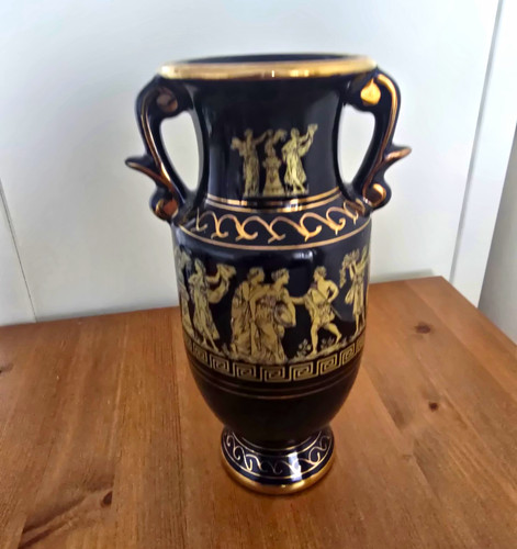 Vintage handmade greek ceramic - handmade,